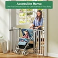 thumbnail image 6 of Fenbeli 30"-50" Baby Gates for Doorway, Auto Close Pet Gate, Gifts for Mom, Easy Install Pressure Mounted Dog Door, White, 6 of 10