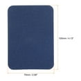 thumbnail image 2 of Uxcell 6Pcs Iron on Patches for Clothing Repair 3"x41/4" Fabric Patch Cotton Decorating for Clothes Pants Dark Blue, 2 of 4