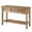 Antique brown color., variant on Bridge Brazil Wood Hall Table Console 3 Drawers Corona | Furniture Dash - N/A White wash stain, tops in antique brown stain. Stained