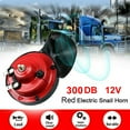 thumbnail image 3 of Bocina de tren de 120 dB para camiones, bocina de caracol eléctrica de aire, bocina de caracol para motocicletas, automóviles y motocicletas., 3 of 10