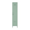 thumbnail image 1 of Naomi Armoire de Rangement Moderne à 15 Casiers Simples avec 5 Tablettes Ajustables, Vert, 1 of 9