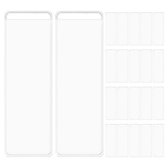MRLESS 40 Sets of Index Cards Holder Adhesive Card Holder Self Adhesive Pocket for Index Card
