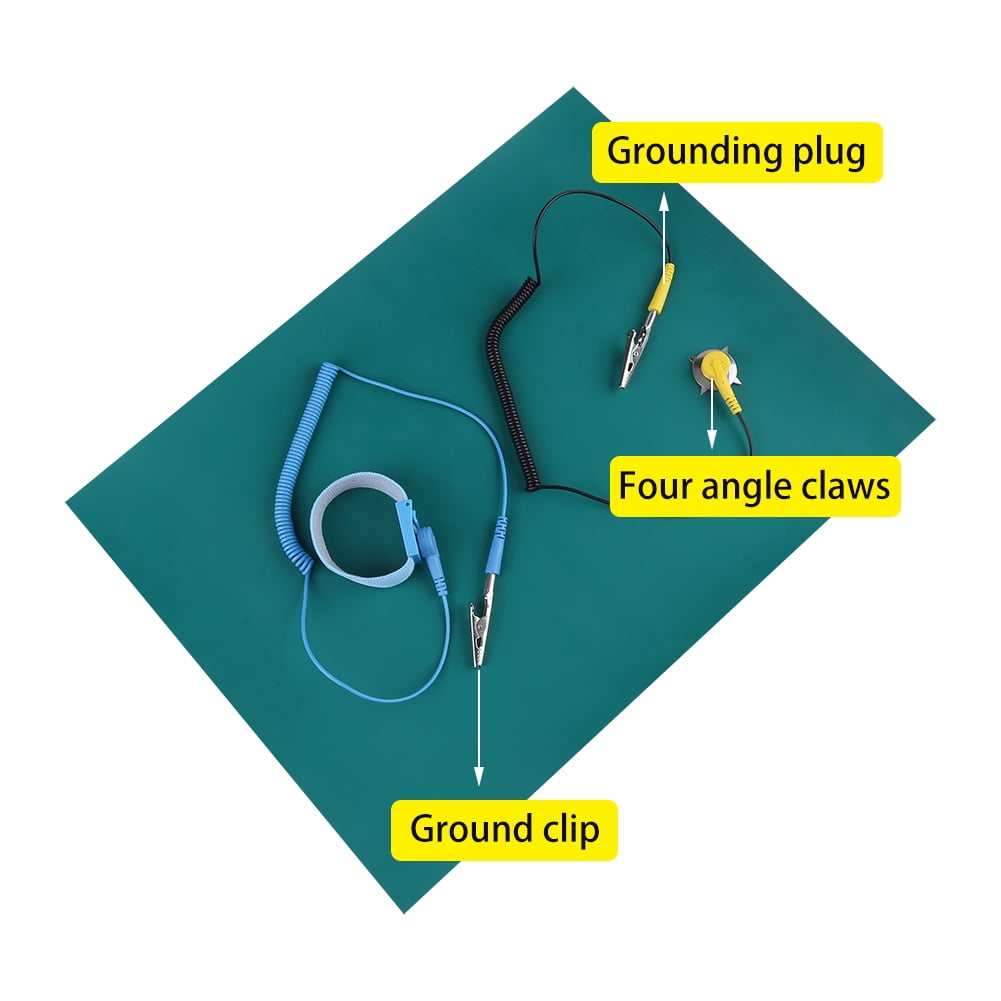Electrostatic Discharge Anti Static Wrist Strap Ground Wire Mat