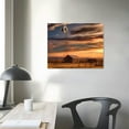 thumbnail image 3 of Nawypu Rustic Windmill Picture Wall Art: Plains Landscape Artwork Farmhouse Painting Print on Canvas for Living Room, 3 of 4