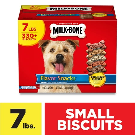 Milk-Bone Flavor Snacks Meaty Flavors Dog Treats, 7 Pounds
