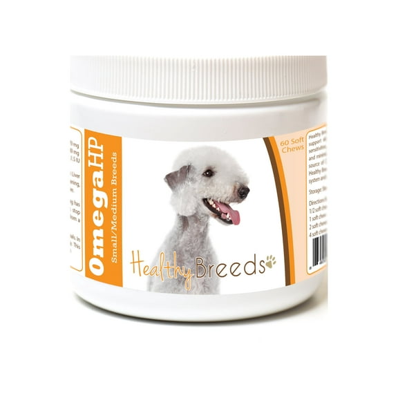 Healthy Breeds Bedlington Terrier Omega HP Fatty Acid Skin and Coat Support Soft Chews