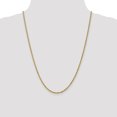 thumbnail image 2 of Leslie's 14K 2.5mm Diamond-Cut Lightweight Rope Chain (Weight: 8.64 Grams, Length: 24 Inches), 2 of 4