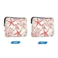 thumbnail image 7 of FORMRS 13-13.3 inch Laptop Sleeve Case Soft Carrying Quilted Computer Bag Cover, Starfish Seashell, 7 of 7