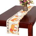 thumbnail image 3 of MKHERT Colorful Retro Elephant Table Runner for Kitchen Wedding Party Home Decor 14x72 inch, 3 of 4