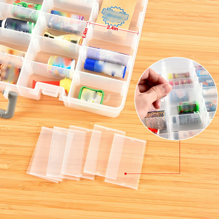 MYMOON HOME Plastic Toy Storage Case Compatible with Mini Brands