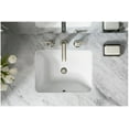 thumbnail image 4 of Kohler Caxton Rectangle Under-Mount Bathroom Sink with Overflow and Clamp Assembly, White, 4 of 7