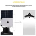 thumbnail image 4 of Solar Lights Motion Sensor Solar Pendant Light with Adjustable Multi-position Panel Waterproof Solar lamp with Remote Control  for Garage Deck Fence Patio, 4 of 9