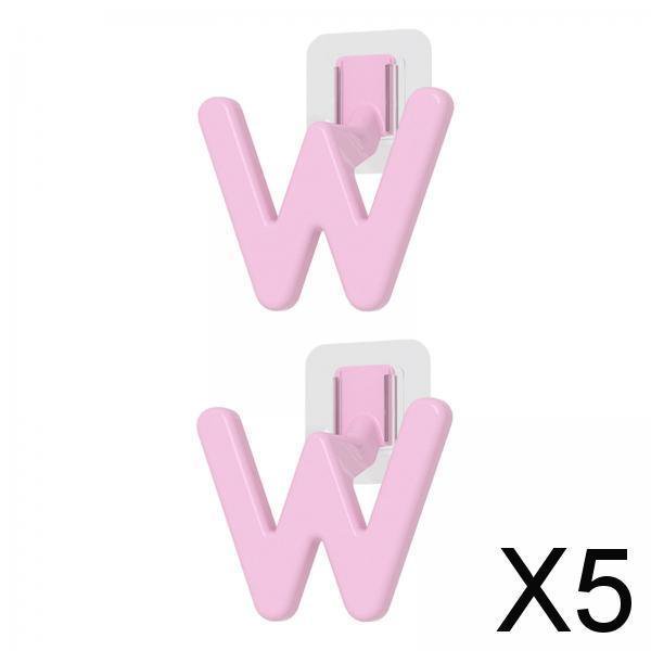 Estante para Pantuflas Soledad Colgador sobre La Puerta 5 Piezas