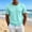 Mint Green, variant on WIZUTIZ Men's Short Sleeve T-Shirt Summer Lightweight Breathable Quick-Dry Crew Neck Loose Outdoor Sports Top Reflective Detail for Running Hiking Daily Wear Mens Fashion