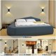 thumbnail image 2 of Aplique de pared LED moderno y creativo de 10 W, impermeable, IP65, bañador de pared de aluminio, luz LED para interiores y exteriores, dormitorio, sala de estar, baño, negro, 2 of 5
