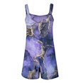 thumbnail image 3 of Gibobby pantalones siameses de pierna ancha Monos cortos de verano para mujer, monos informales holgados sin mangas con tirantes y , monos con bolsillos(Morado， XXXXL), 3 of 5