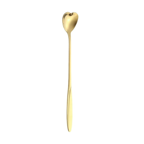 Monstrate Hogar Acero inoxidable té postre pastelería cuchara portátil café jugo bebida condimento cucharadita accesorio de cocina Type8 NO8