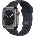 thumbnail image 2 of Apple Watch Series 8 REACONDICIONADO de 41 mm con GPS y grafito celular, 2 of 3