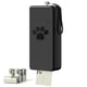 thumbnail image 1 of Dispensador de bolsas para excrementos de perro, plegable, montado en la pared, negro, 1 of 5