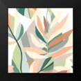 thumbnail image 2 of Vess, June Erica 20x20 Black Modern Framed Museum Art Print Titled - Soft Tropicals IV, 2 of 5