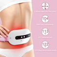 thumbnail image 3 of Menstrual Heating Pad, Heating Pad for Back Pain with 3 Heat Levels and 3 Vibration Massage Modes, Portable Electric Fast Heating Abdominal Belt, Back or Stomach Pain Relief for Women and Girls, 3 of 5