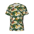thumbnail image 3 of Rocae Sunflowers And Butterflies for Men's Moisture-Wicking Crew Tee - T-Shirt for Sports, Outdoor Activities, and Casual WearX-Large, 3 of 9