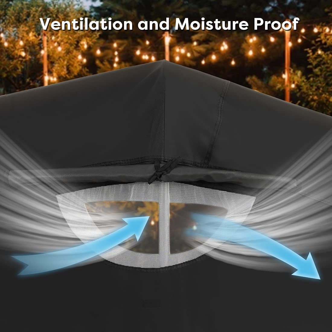 Quictent Heavy Duty Motorcycle Shelter Storage Cover with Code Lock Large Size, Black