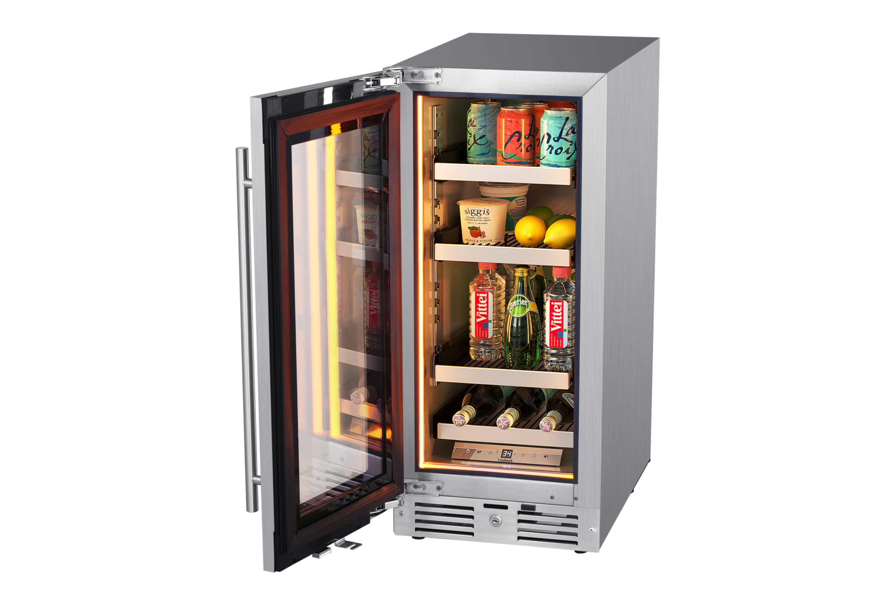 Landmark L3015ui1b-Lh 15" Wide 63 Can Capacity Beverage Cooler - Panel Ready