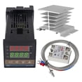 thumbnail image 2 of Controlador de Temperatura PID -C100 Kit Termostato Alto Voltaje 100ACV A 240ACV+Relé SSR 40DA+ Sonda K, 2 of 5