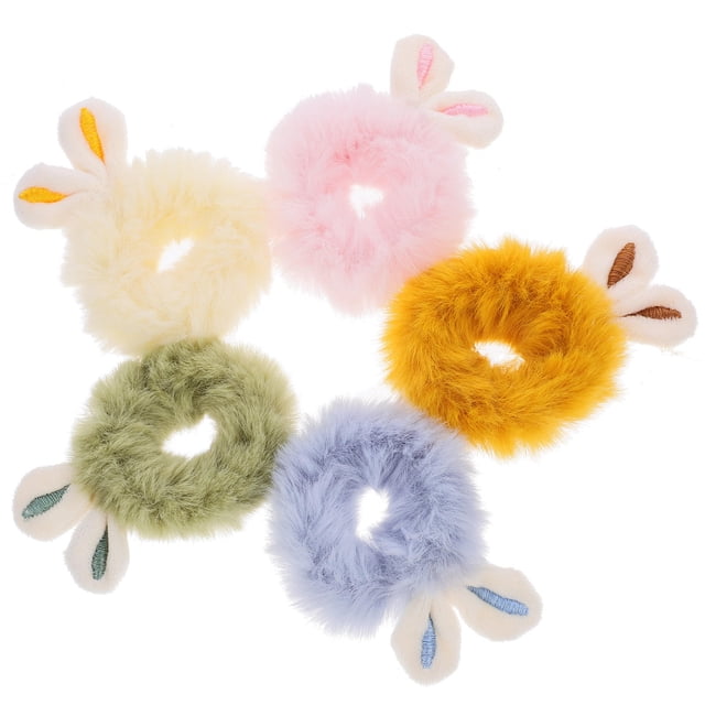 NUOLUX 10Ud Accesorio De Con Ligas Peludas Y Orejas De Para Peinados Femeninos Y