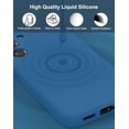 thumbnail image 3 of for Samsung Galaxy S24 Case, Liquid Silicone Phone Case with Microfiber Lining Camera Protection Anti-Scratch Shockproof Cover for Galaxy S24 - Blue, 3 of 13