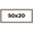 Berry, variant on 50x20 Frame Beige Real Wood Picture Frame Width 1.25 inches | Interior Frame Depth 0.5 inches |