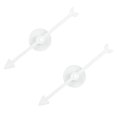 thumbnail image 1 of Juego de flechas de tablero Spinner Game Engaging, 2 unidades, Enyolidimk White, 1 of 6