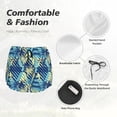 thumbnail image 6 of Lsque Hawaiian Style Printed Women's Running Shorts with Liner Pockets,Elastic Quick Dry Workout Athletic Gym Yoga Shorts,Womens High Waist Shorts-, 6 of 9