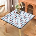 thumbnail image 2 of Fitted Tablecloth Square with Elastic Indoor Outdoor Table Cover Square Elastic Tablecloths for Tables Waterproof Wipeable Table Cloths for,Picnic,Kitchen,Dinner 36"X36", 2 of 4