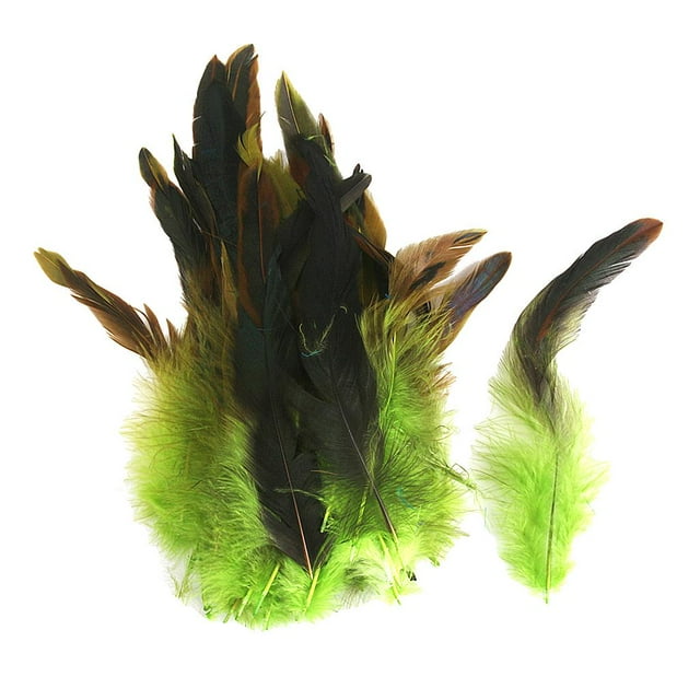 Venta al por mayor de 50 hermosas plumas de cola de gallo de 12-18 cm / 5-7 pulgadas para sombreros de disfraces y manualidades