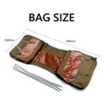 thumbnail image 4 of Bike Panniers Bag Large-Capacity Canvas Bicycle Bag Rear Rack Bag, 4 of 8