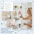 thumbnail image 5 of Ultra-Transparent Acrylic Wall-Mounted Shelves, 1-Piece Multi-Level Storage Organizers For Bedrooms, Living Rooms, Kitchens, Bathrooms - Space-Saving Vertical Display Racks, 5 of 6