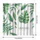 thumbnail image 3 of Inteprter Cortinas de ventana de moda de hoja verde, cortinas de tela lavables para plantas, decoración de ducha de poliéster para sala de estar, 2 uds. Sombras de ventana L Inteprter HA011124-03, 3 of 6