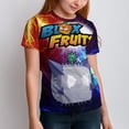 thumbnail image 4 of Kids Blox Fruit T-Shirts, Youth SpikeFruit T-Shirts, Casual Crew Neck Shirts for Boys Girls, Fashion 3D Print Short Sleeve Tee, 4 of 9