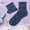 Blue, variant on Women's Novelty Glitter Ankle Socks Ladies Bright Cotton Sock (Rose Gold One Size)