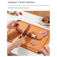 thumbnail image 5 of Cutting Board for Kitchen- Natural Wood Fiber Composite, Dishwasher Safe, Eco-Friendly, Juice Grooves, Non-Slip Feet B, 5 of 5