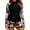 Black, variant on Womens Athletic 2 Piece Tankini Swimsuits Long Sleeve Surfing Shirt with Boyshorts Bathing Suits Tummy Control