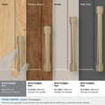 thumbnail image 3 of Amerock Faraday 3 inch (76mm) Center-to-Center Golden Champagne Cabinet Pull, 3 of 6