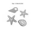 thumbnail image 3 of 4 Pieces Scrapbooking Die Reusable Washable Replacement Cute Lightweight Durable Animal Shape Manual Developmental Crafts Decoration Dies Tool, 3 of 9