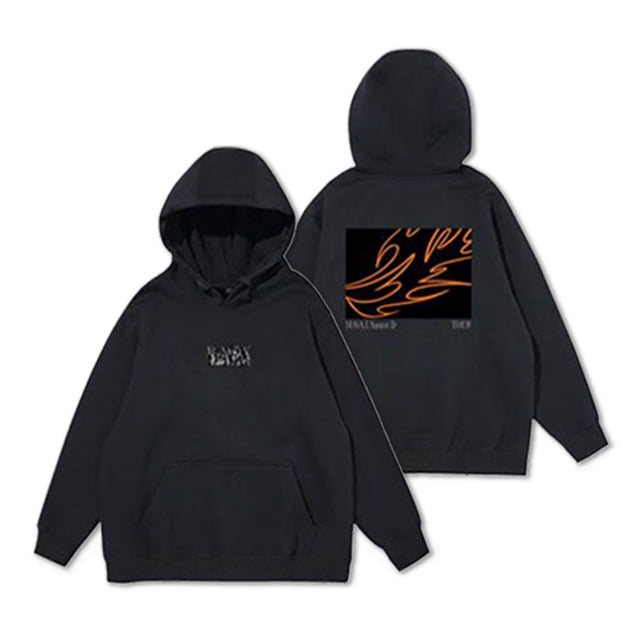 KPOP Bangtan SUGA AGUST D TOUR-DAY Concert MERCH Algodón Zip-up Sudadera Con Capucha Hombres Y Mujeres Talla Grande Suelta Pareja Harajuku Moda Casual Streetwear Jersey