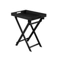 thumbnail image 4 of Lipstore Table Pliante en Acrylique Plateau de Souper Meuble Table à Manger Robuste Table de Camping Noir, 4 of 8