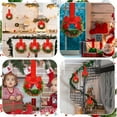 thumbnail image 6 of Guvpev 6 Pcs 6 Inch Christmas Mini Cabinet Wreaths for Kitchen with Ribbon Bows Pinecone Berry Small Window Wreath Garland for Door Window Farmhouse Christmas Party Decorations, 6 of 13