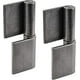 thumbnail image 2 of Bisagras de puerta soldadas - metal - altura = 82 mm bisagras robustas para puertas de jardín y máquinas 2 piezas, 2 of 5
