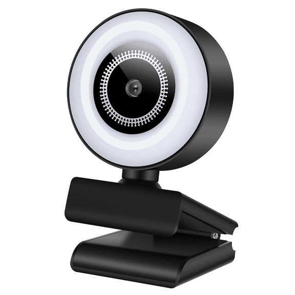 1080P HD Webcam Built in Adjustable Ring Light and Mic. Advanced autofocus AF Web Camera Support various video conferencing software, Netmeeting, MSN, Yahoo, Skype, Streamer